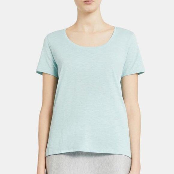 Theory Pinati B Atmos Light T-shirt Tan M - Picture 6 of 6